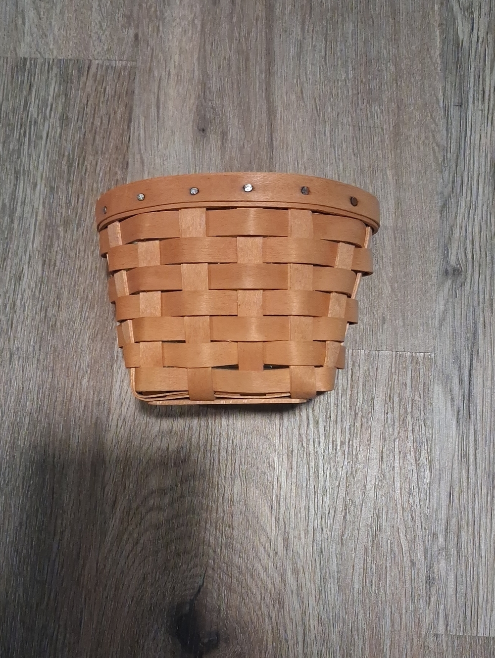 Longaberger Tan Woven Wall Basket